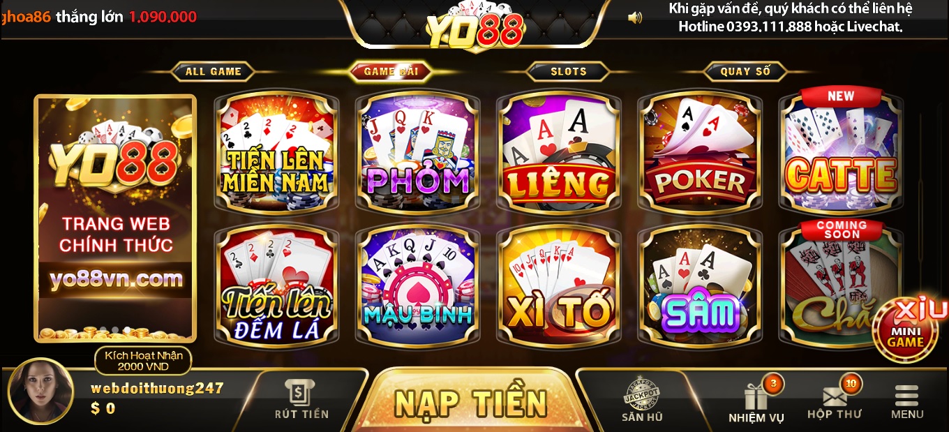 Giao diện game đẳng cấp cùng đồ họa sang trọng