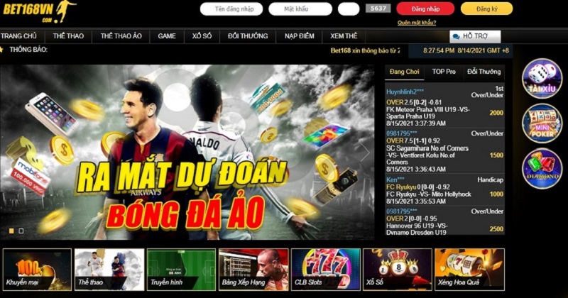 Tổng quan về Bet168 club